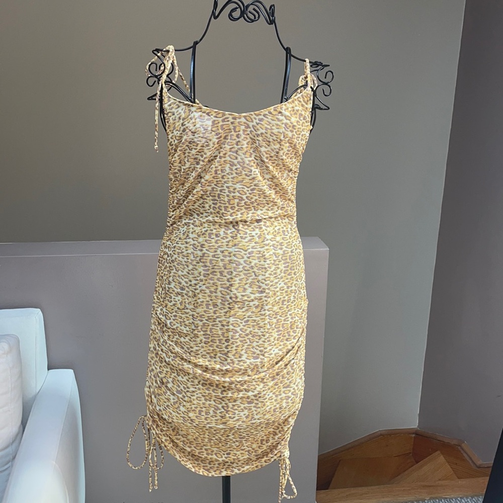 Kendall + Kylie sun leopard cover up